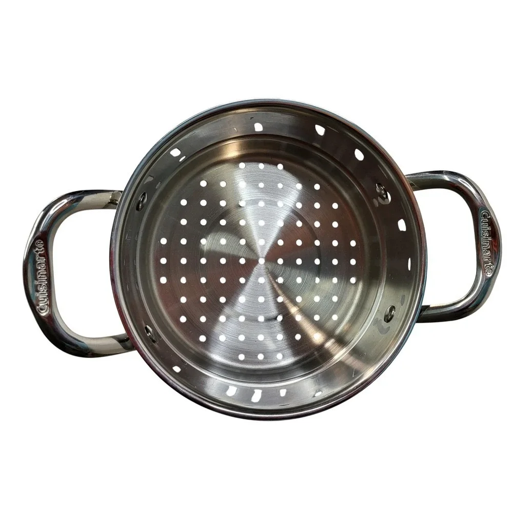 Cuisinart Steamer Insert Stainless Steel CookwareKitchen Accessory Size 4 Quarts